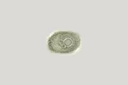image of RAK Porcelain KSOSA15SG - Oval Krush Saucer, 5.9" L x 4.35" W, Sage Porcelain, 12/Case