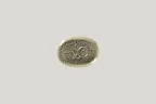 image of RAK Porcelain KSOSA15ST - Oval Krush Saucer 5.9" L x 4.35" W, Porcelain, 5.5-5.99" Size - 12/Case