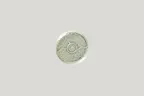 image of RAK Porcelain KSSA13SG - 5.1" Round Sage Porcelain Saucer, 5.0-5.49" Diameter, Case Pack - 12/Case