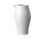 image of RAK Porcelain LRCR25 - Lyra Creamer Pitcher, 10 oz Porcelain, Dishwasher & Microwave Safe - 6/Case