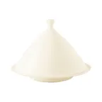 image of RAK Porcelain LRCV23 Lyra Tangine Lid, Porcelain, Ivoris Finish, Dishwasher & Microwave Safe - 1/Case