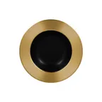 image of RAK Porcelain MAEVDP23GB Antic Plate, 9.5" Dia x 1.56" H, Deep Rim, Gold Porcelain - 12/Case