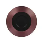 image of RAK Porcelain MAEVGF29BB Antic Round Plate, 11"-2/5" Diameter, Bronze Porcelain Edge Finish - 12/Case