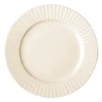 image of RAK Porcelain MEFP17 Metropolis Round Plate, 6.75" White Flat Wide Rim China - 24/Case