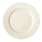 image of RAK Porcelain MEFP21 Metropolis Dinner Plate, 8.25" Round White China, Flat Wide Rim - 24/Case