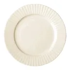 image of RAK Porcelain MEFP27 Metropolis Round China Plate, 10.625" Diameter, Wide Rim, White, 12/Case
