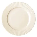 image of RAK Porcelain MEFP29 Metropolis Dinner Plate, 11-3/8" Round White China with Wide Rim - 12/Case