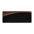 image of RAK Porcelain MFMORP42BB Metal Fusion Rectangular Platter, 16" x 6" Porcelain, Bronze Finish - 6/Case