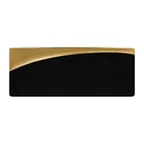 image of RAK Porcelain MFMORP42GB Metal Fusion Rectangular Platter, 16" x 6" Gold Porcelain, 6/Case