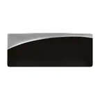 image of RAK Porcelain MFMORP42SB Metal Fusion Rectangular Platter, 16" x 6" Silver Porcelain, - 6/Case
