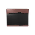 image of RAK Porcelain MFMRRP25BB Rectangular Plate, 9.75" x 7.88" Porcelain, Black Bronze Finish - 12/Case