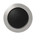 image of RAK Porcelain MFNOFP32SB Fusion Plate 12.625" Diameter Medium Rim Black Silver Porcelain - 6/Case