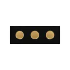 image of RAK Porcelain MFSPR3BWGB - Rectangular Fusion Tray, 11" x 4" Porcelain, Gold Finish - 6/Case