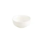 image of RAK Porcelain MNRD10 - Mini Max 4" White Bowl 7 oz, Dishwasher & Microwave Safe - 12/Case