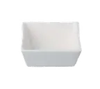image of RAK Porcelain MNSD01 Mini Max Sauce Dish, 2‑Oz Square, 2½" x 1¼" Porcelain, Dishwasher Safe - 6/Case