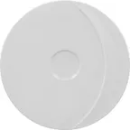 image of RAK Porcelain MOFP33 - Round 13" Gourmet Sushi Platter, White Porcelain, Flat Edge, 6/Case