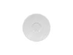 image of RAK Porcelain MOSA19 - 7" Round White Porcelain Saucer for Mocu45, 7.5" Dia., Polaris, - 12/Case