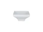 image of RAK Porcelain MOSB12 - Square White Porcelain Bowl 4" x 4" x 2.35" Polaris Finish - 12/Case