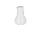image of RAK Porcelain MOSK36 Sake Bottle, 12.15 oz (11-15 oz) White Porcelain Moon Polaris Design - 12/Case