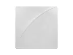 image of RAK Porcelain MOSP21 - Square Plate, 8.25" x 8.25", White Polaris Porcelain Flat Edge - 12/Case