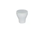 image of RAK Porcelain MOSU20 Sugar Bowl Lid, 3.35" Dia x 3.55" H, 6.75 oz, Porcelain Round - 12/Case