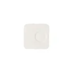 image of RAK Porcelain MSSA12 - Square Massilia Porcelain Saucer, 4.5"-4.99" Size, Ivoris Finish, 12/Case