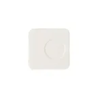 image of RAK Porcelain MSSA14 - Square Ivoris Porcelain Saucer, 5.5"-5.99" Dia, 5/8" H, 12/Case