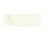 image of RAK Porcelain MZRP20 - Rectangular White Porcelain Plate, 8" x 5", Dishwasher Safe - 6/Case