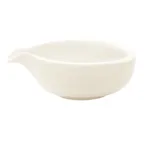 image of RAK Porcelain NBCR06 - 2 oz Creamer Pitcher, Porcelain, White Smooth Glaze, No Handle, 12/Case