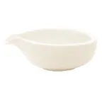 image of RAK Porcelain NBCR25 - 8.5 oz Creamer Pitcher, White Porcelain, Glaze, No Handle, 6-8 oz - 6/Case