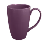 image of RAK Porcelain NFBAMG45PP Mellow Mug, 15.2 oz (3"3/5" Dia.), Purple, Dishwasher Safe - 12/Case