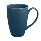 image of RAK Porcelain NFBAMG45TB - Mellow Mug, 15.2 oz (3"5" Dia), Blue Porcelain, Dishwasher Safe - 12/Case