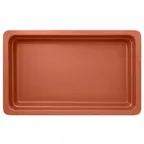 image of RAK Porcelain NFBU1.1BW - Gastronorm Food Pan, 4.5 Qt, 20" x 12" x 2", Terra Brown, Safe - 1/Case