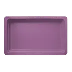 image of RAK Porcelain NFBU1.1PP GN 1/1 Food Pan 246.85 oz Porcelain Plum Purple - 1/Case