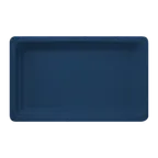 image of RAK Porcelain NFBU1.1TB GN 1/1 Food Pan, 246.85 oz, Teal Blue, Microwave Safe - 1/Case