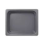 image of RAK Porcelain NFBU1.2GY Food Pan, 1/2 Size 111‑5/9 oz, Stone Gray China, Dishwasher Safe - 1/Case