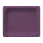 image of RAK Porcelain NFBU1.2PP - GN 1/2 Food Pan, 111.6 oz, 12" x 10.5" x 2.6", Plum Purple Porcelain