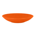 image of RAK Porcelain NFBUBC26TO Bowl, 10" Dia, 40.6 oz Tangerine Orange, Microwave Dishwasher Safe - 12/Case