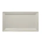 image of RAK Porcelain NFCLRP38WH Rectangular Plate 15" x 8¼" White China, Oven/Microwave Safe - 6/Case