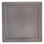 image of RAK Porcelain NFCLSP30CB Square Plate 11.8" (11-4/5") Brown Porcelain Dishwasher Safe - 6/Case