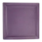 image of RAK Porcelain NFCLSP30PP Square Plate, 11.8" (11-4/5") Plum Purple Porcelain Flat Edge - 6/Case