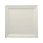 image of RAK Porcelain NFCLSP30WH Square Plate, 11½" x 11½", Sand White China, Oven/Microwave Safe - 6/Case