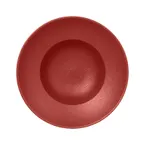 image of RAK Porcelain NFCLXD26DR - Fusion Bowl 10" Dia 16.25 oz Magma Dark Red Porcelain Oven Safe - 6/Case