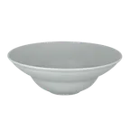 image of RAK Porcelain NFCLXD26PG Bowl, 16.25 oz, 10" Dia x 3-9/16" H, Gray, Microwave Safe - 6/Case