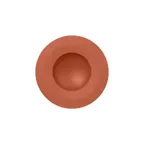 image of RAK Porcelain NFGDDP23BW - 9" Terra Brown Round China Bowl, 7.45 oz, Lead‑Free, Oven Safe - 6/Case