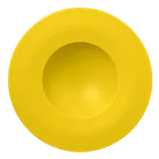 image of RAK Porcelain NFGDDP23CY Round Bowl, 9" Diameter, 7.45 oz Porcelain, Oven Microwave Safe - 6/Case