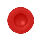 image of RAK Porcelain NFGDDP29BR - 12 oz Red Round China Bowl 11" Dia Wide Rim Dishwasher Safe - 6/Case