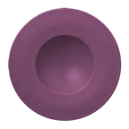 image of RAK Porcelain NFGDDP29PP Mellow Plate 11"-2/5" Dia x 2"-9/16" H Deep Rim Purple Porcelain - 6/Case
