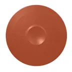 image of RAK Porcelain NFMRFP30BW Neo Fusion 12" Round Terra Brown China Plate, Oven/Microwave Safe - 6/Case