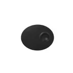image of RAK Porcelain NFMROP18BK - Oval China Plate, 7" x 4-1/3", Black, Oven Microwave Safe - 12/Case
